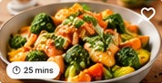 Air Fryer Broccoli Chicken